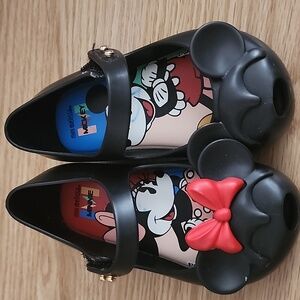 Mini Melissa Minnie and Mickey Shoes 7 Toddler